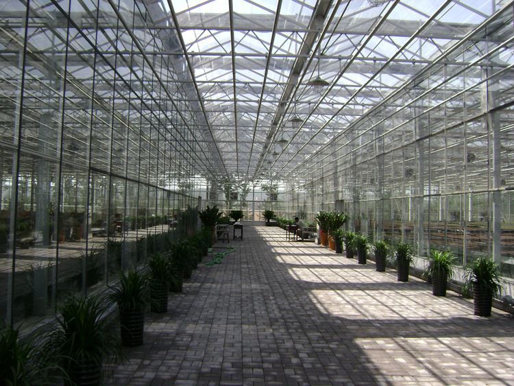 Multi-span greenhouse display